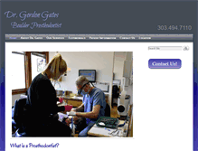 Tablet Screenshot of drgordongates.com